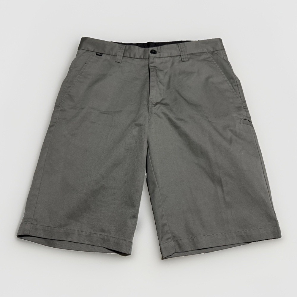 Fox Racing Gray Chino Shorts Men's 33 Moto Casual Streetwear
